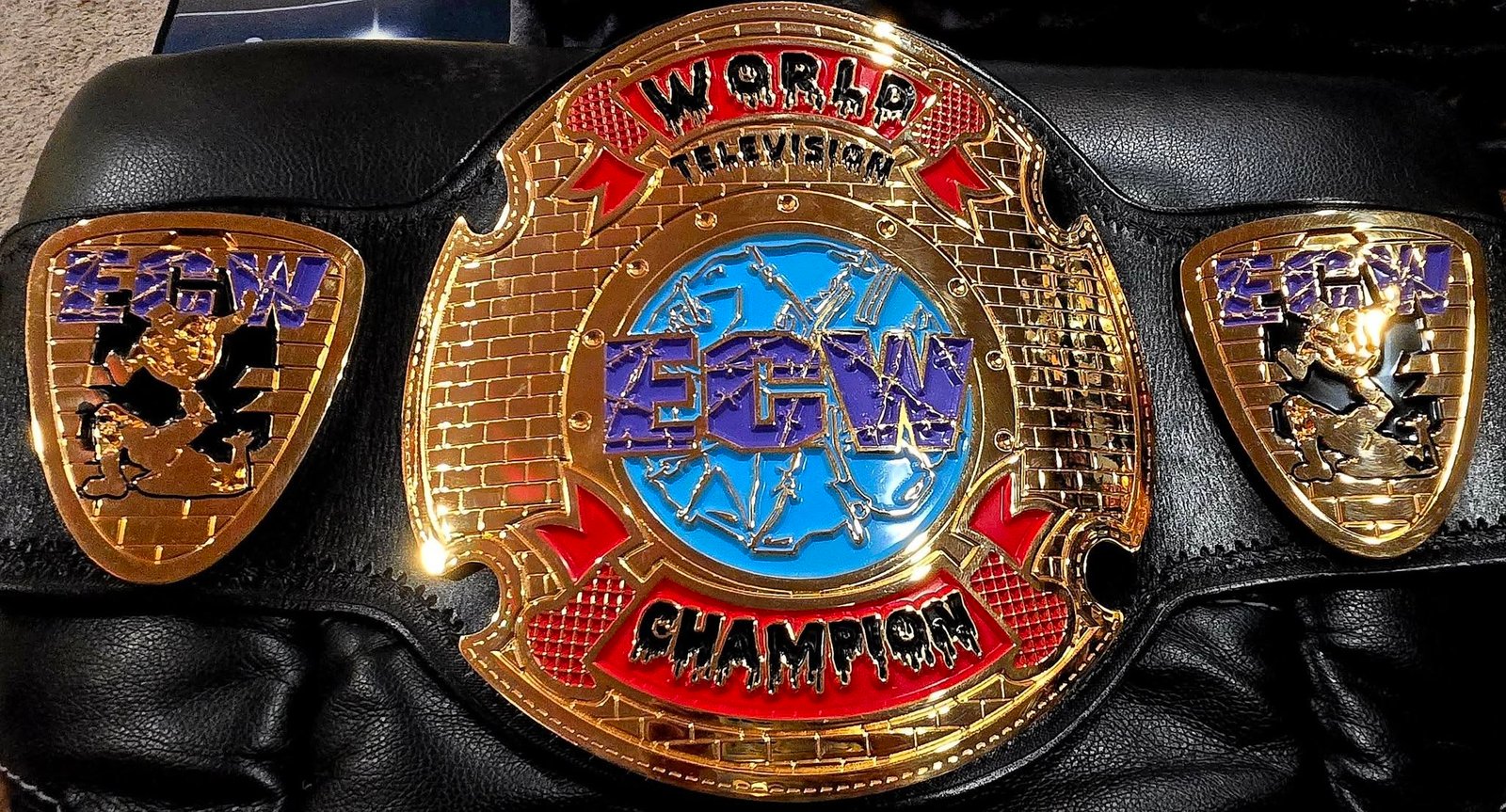 710756397_2153521698554974_2151963694832149047_n ECW World Television Championship Replica Belt 4MM Zinc 3D CNC Adult Size - Image 12