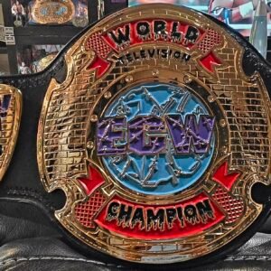ECW World Television Championship Replica Belt 4MM Zinc 3D CNC Adult Size