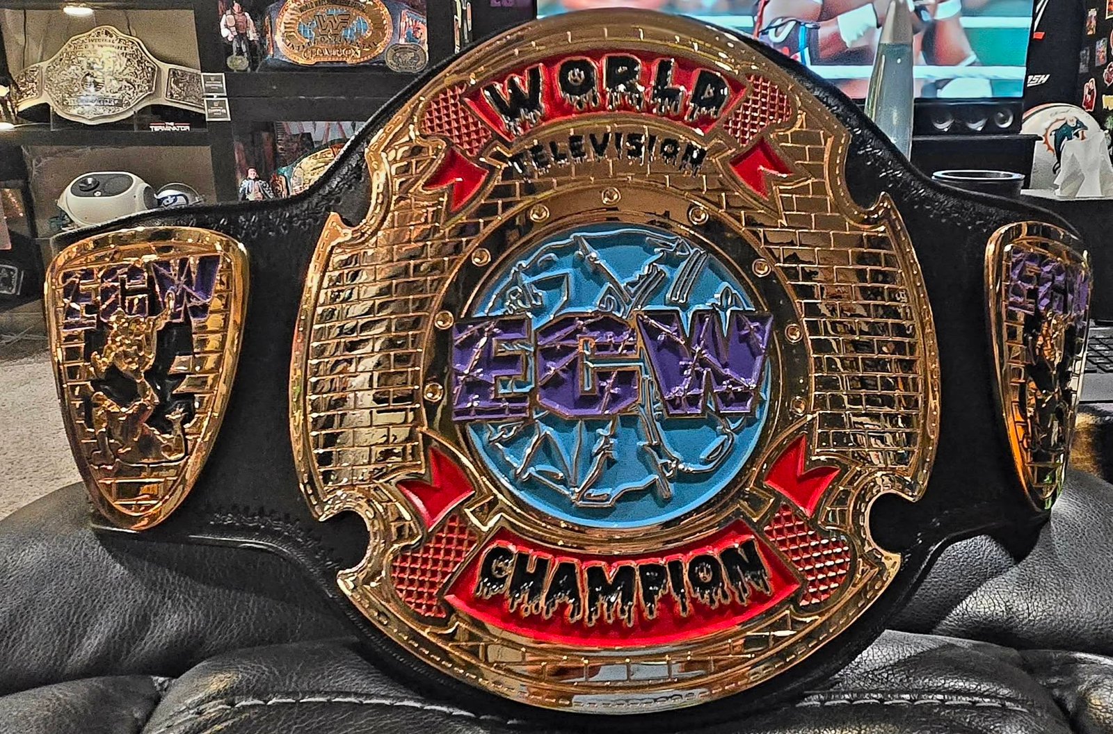 714207709_2153521955221615_6330621822944816867_n ECW World Television Championship Replica Belt 4MM Zinc 3D CNC Adult Size