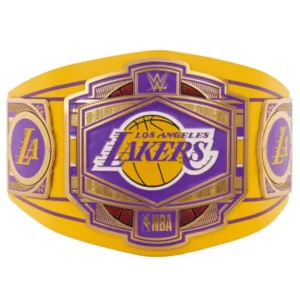 NBA Championship Belts - Premium Gold Plated Adult Size Replica - 100% Genuine Cowhide Leather