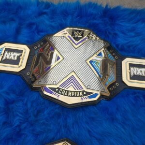 Premium CNC 3D NXT Championship Wrestling Belt Adults Size 4MM 24K Real Leather Hand Tooling
