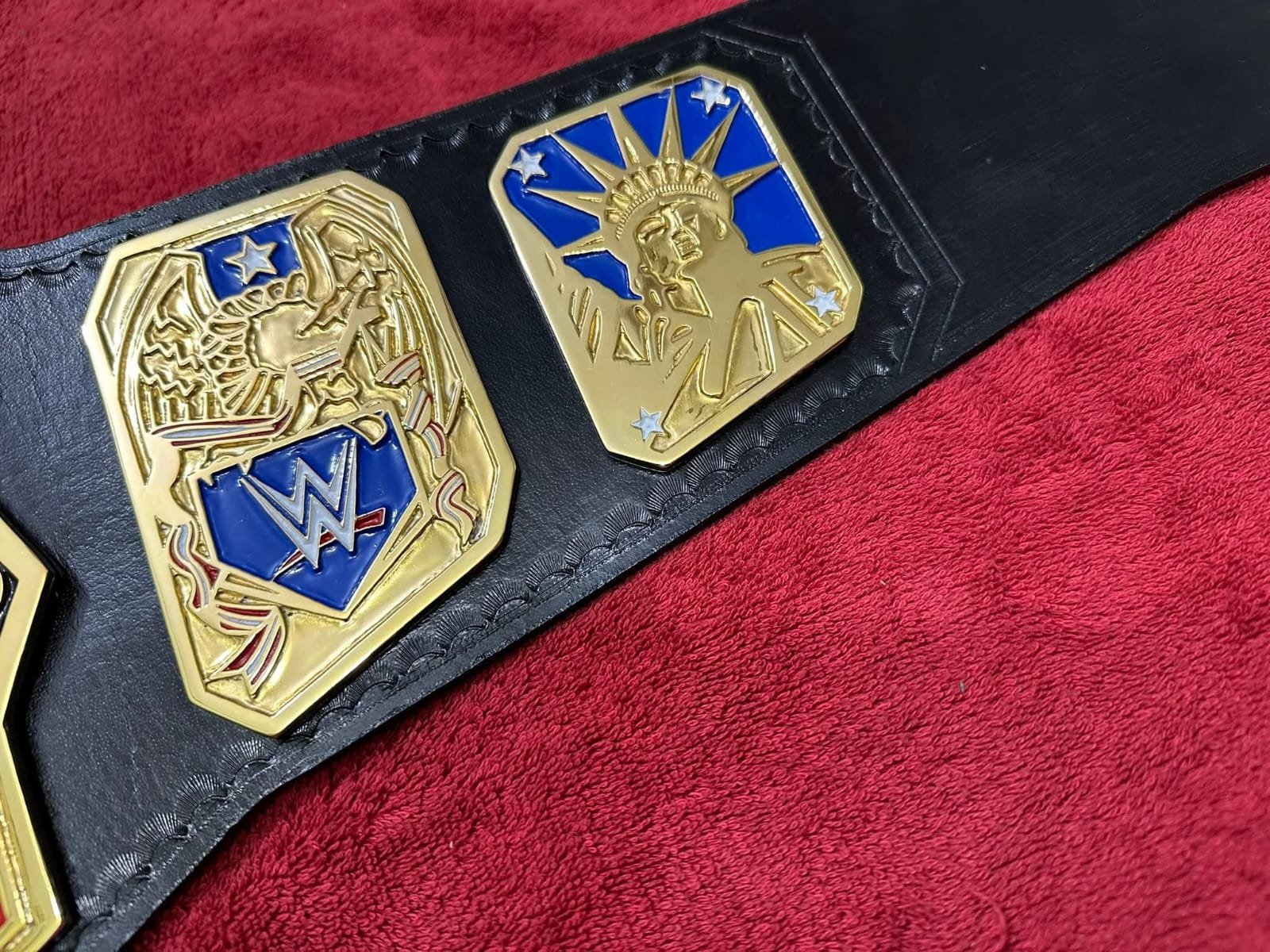 ap_2_78598139-85e6-4095-97c6-65e96ddcf647 WWE UNITED STATES Brass Championship Title Belt 4MM Zinc Adult - Image 3