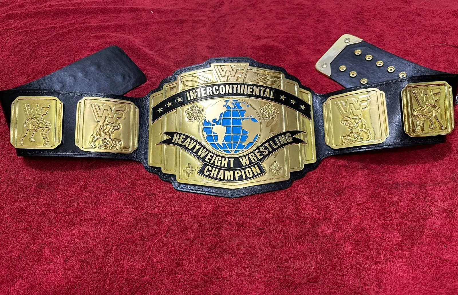 ba_4 Wwf Intercontiental Wrestling Championship Replica Title Belt 4MM Zinc Adult Size - Image 5