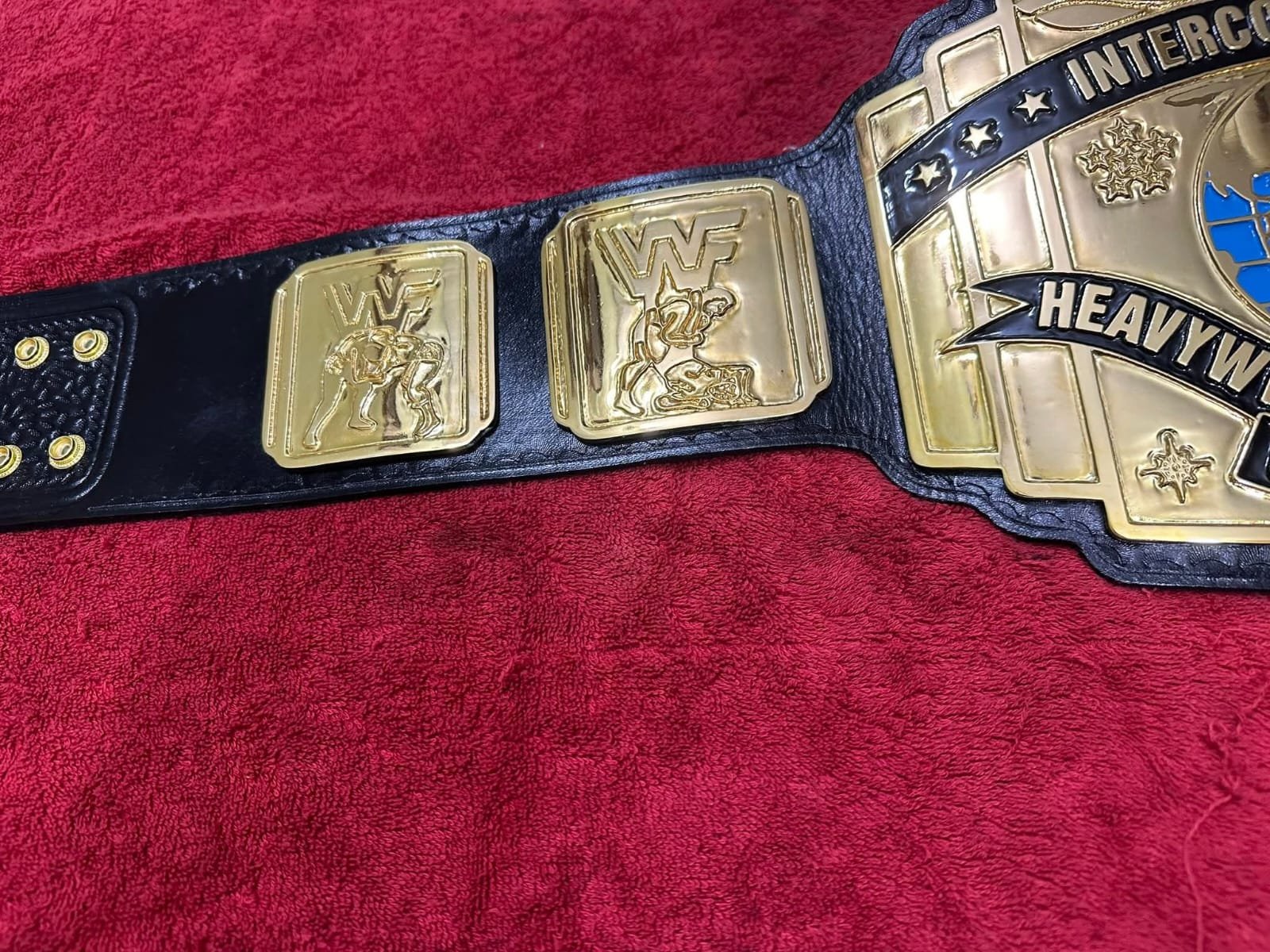 ba_5 Wwf Intercontiental Wrestling Championship Replica Title Belt 4MM Zinc Adult Size - Image 6
