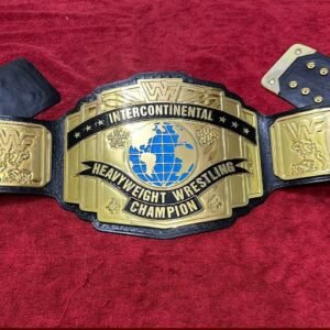 Wwf Intercontiental  Wrestling Championship Replica Title Belt 4MM Zinc Adult Size