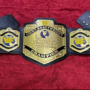 WWF Light Heavyweight world Championship Belt IN 4MM Zinc Gold Plated
