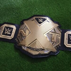 NXT V2 Championship Replica Title Belt Official 4MM Zinc Adult Size