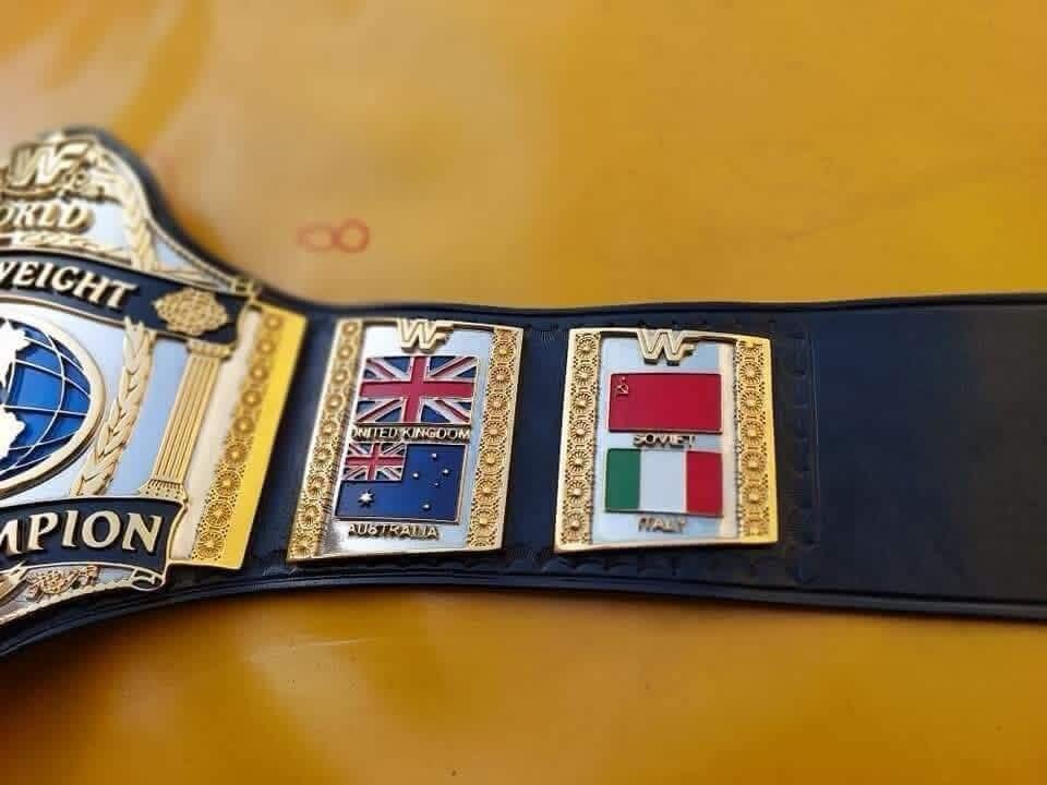 j_11 WWF Hulk Hogan 86 World Heavyweight Wrestling Championship Belt | CNC Detailed 4mm Zinc Plates - Image 6