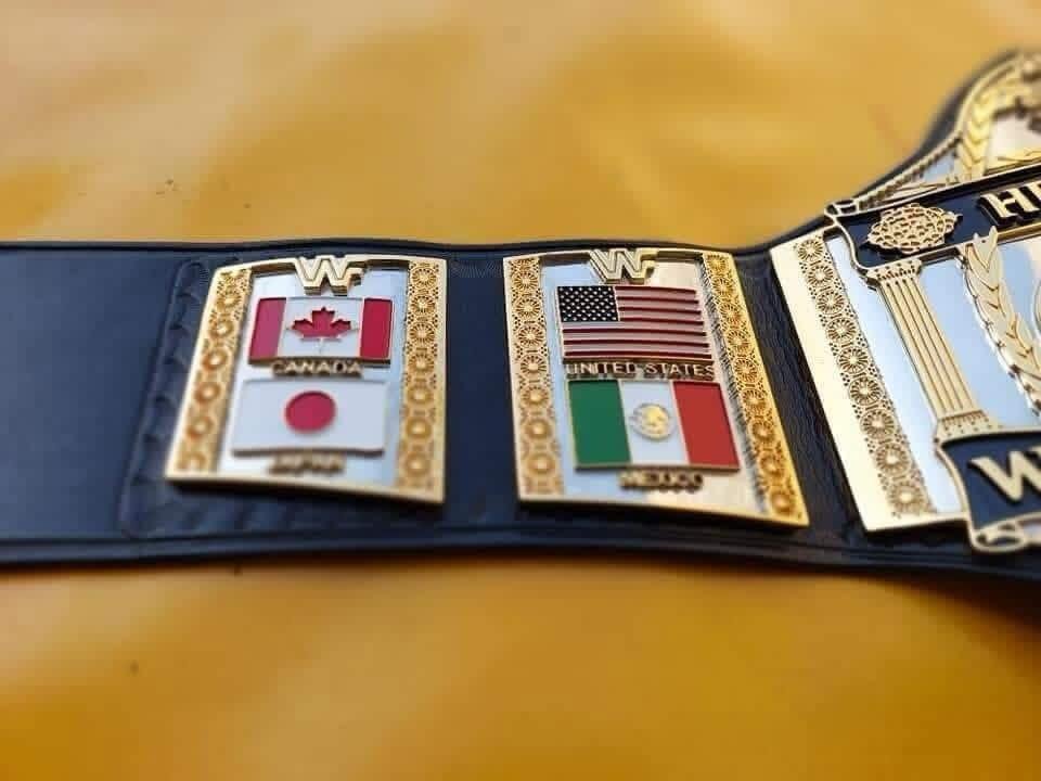 j_8 WWF Hulk Hogan 86 World Heavyweight Wrestling Championship Belt | CNC Detailed 4mm Zinc Plates - Image 3