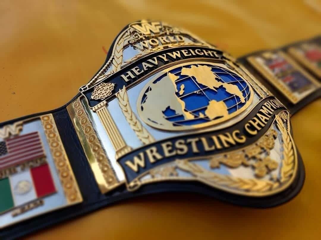 j_9 WWF Hulk Hogan 86 World Heavyweight Wrestling Championship Belt | CNC Detailed 4mm Zinc Plates - Image 4