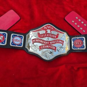 Premium CNC 3D NWA TELEVISION HEAVYWEIGHT 24K NICKEL Wrestling Belt Adults Size