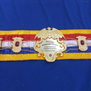 ROBERTO DURAN RING MAGAZINE AWARD CHAMPIONSHIP  REPLICA BELT