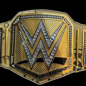 WWE New Championship Wrestling Style Gold Belt Adult Size Luxury Replica Title 2mm Brass plate