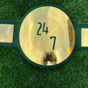 WWE 24/7 Wrestling Championship Title Belt Replica Adult Size 24/7 2MM Brass Belt