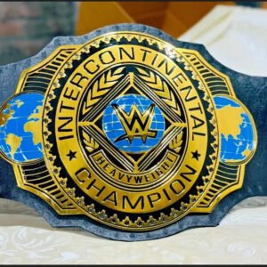 WWE WORLD WRESTLING INTERCONTINENTAL CHAMPIONSHIP REPLICA TITLE BELT ADULT 2MM BRASS