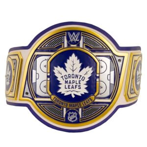 Toronto Maple Leafs NHL 2mm Championship Belt Gold Plated Real Leather