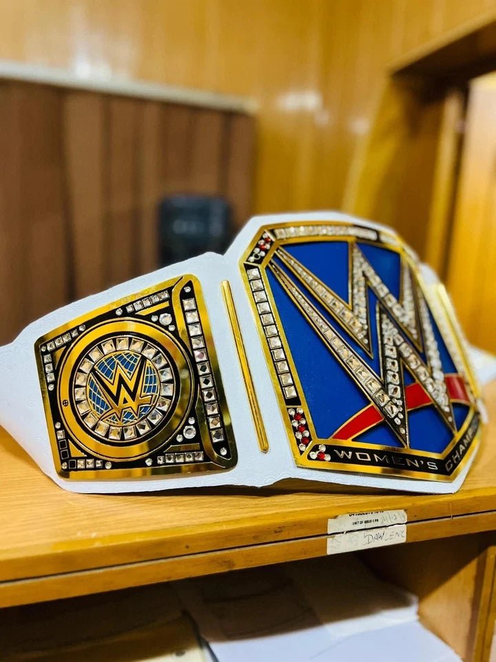 s-l960-2026-05-04T112701.092 WWE Smackdown WOMEN'S CHAMPIONSHIP REPLICA TITLE WRESTLING BELT ADULT SIZE 2MM BRASS - Image 2