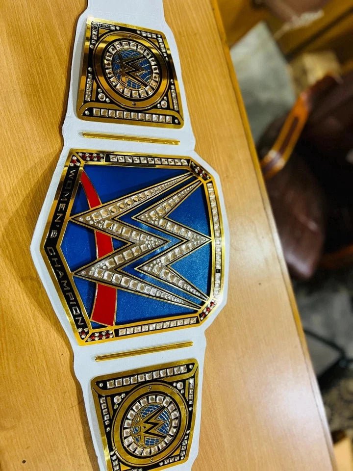 s-l960-2026-05-04T112717.406 WWE Smackdown WOMEN'S CHAMPIONSHIP REPLICA TITLE WRESTLING BELT ADULT SIZE 2MM BRASS - Image 5