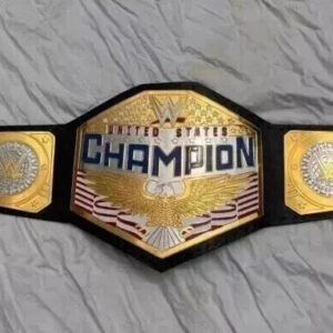 WWE United States Championship Replica Title Belt Adult Size 2MM Brass Plates