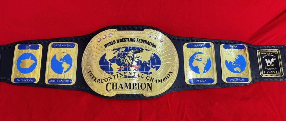 s-l960-2026-05-04T164727.764 WWF Oval Old Intercontinental Championship Wrestling Replica Tittle Belt Brass 2MM - Image 2
