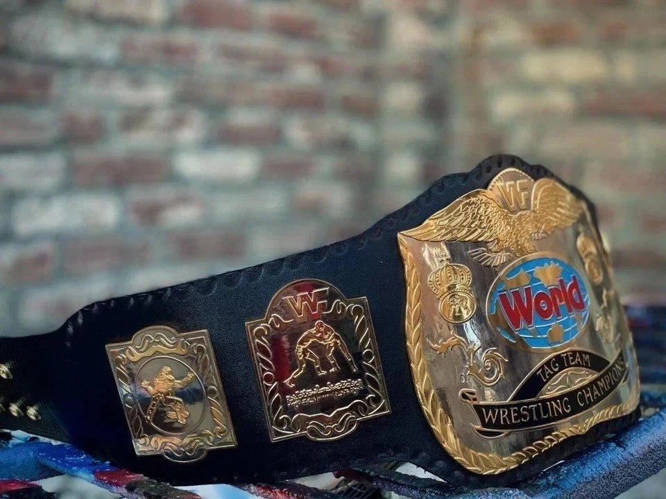 s-l960-2026-05-04T171027.816 WWF World Tag Team Dual Wrestling Championship Title Belt Brass 2mm Replica Belt Adult - Image 3
