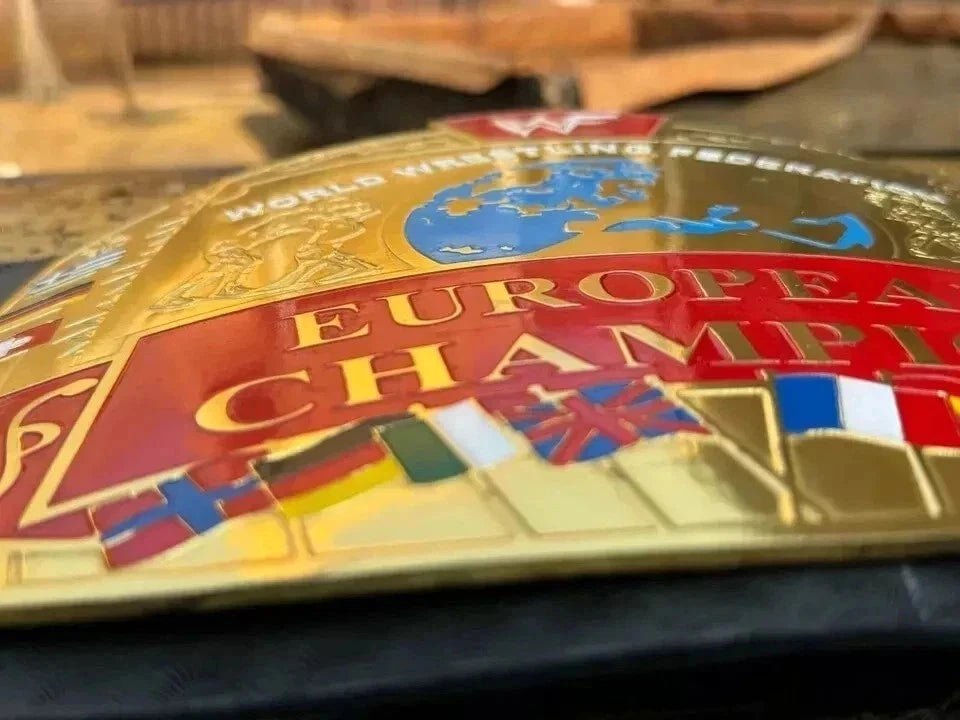 s-l960-2026-05-04T172913.532 WWF European Wrestling Championship Replica Belt Adult Size 2MM Brass - Image 4