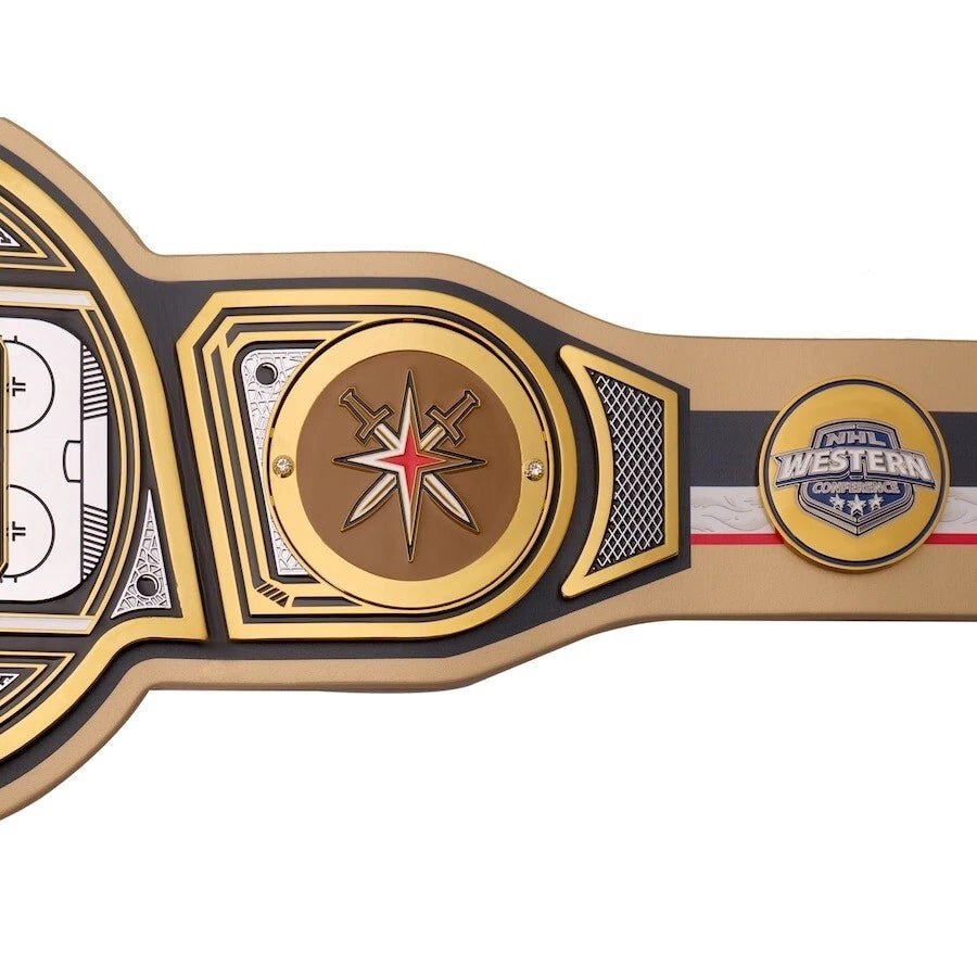 s-l960-2026-05-09T132523.656 Vegas Golden Knights NHL 2mm Championship Belt Gold Plated Real Leather - Image 4