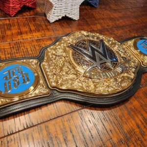 Real Elite Series Premium Leather Gold WWE World Heavyweight Championship Belt 6mm Zinc