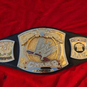 WWE Spinner Title Belt Replica - 16mm CNC Stacked Plates with 24K Gold Plating