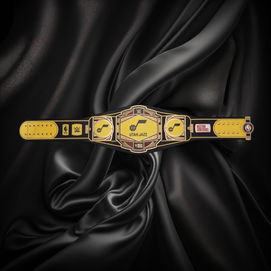 s-l960_45_f42b8958-eeeb-4eba-8c7b-69ce66179712 Utah Jazz NBA 2mm Championship Belt Gold Plated Real Leather