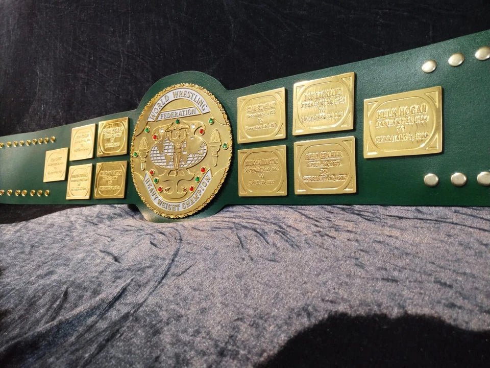s-l960_51_d82114f1-3b67-4d76-b074-19bd524dcabd Big Green World Heavyweight Wrestling Championship Replica Belt 4mm Zinc - Image 3