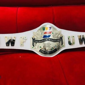 UWF Television Wrestling Championship REPLICA TITLE BELT 4mm Zinc Adults Size
