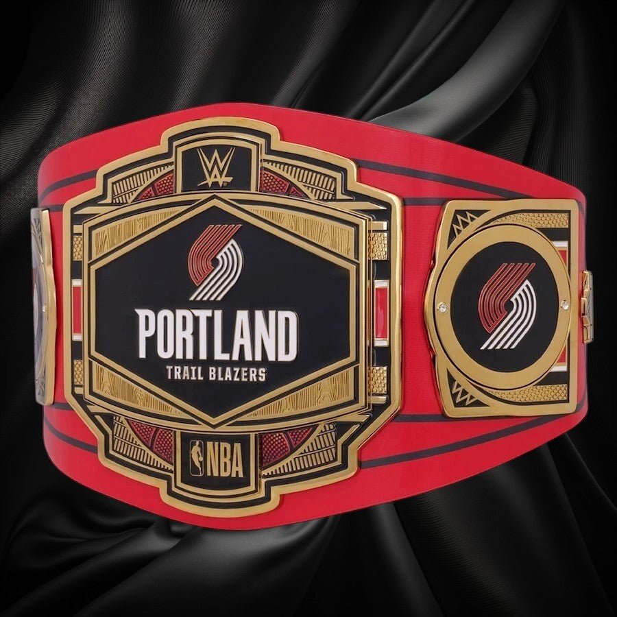 s-l960_6_22352801-48df-4767-906e-4a15d070b881 Portland Trail Blazers NBA 2mm Championship Belt Gold Plated Real Leather