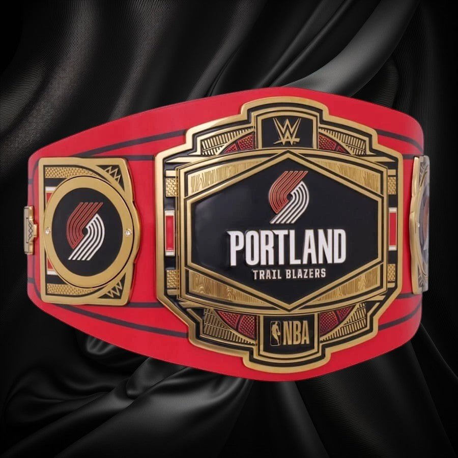 s-l960_7_cf510c03-da4a-4bb9-986b-6f33d79185d4 Portland Trail Blazers NBA 2mm Championship Belt Gold Plated Real Leather