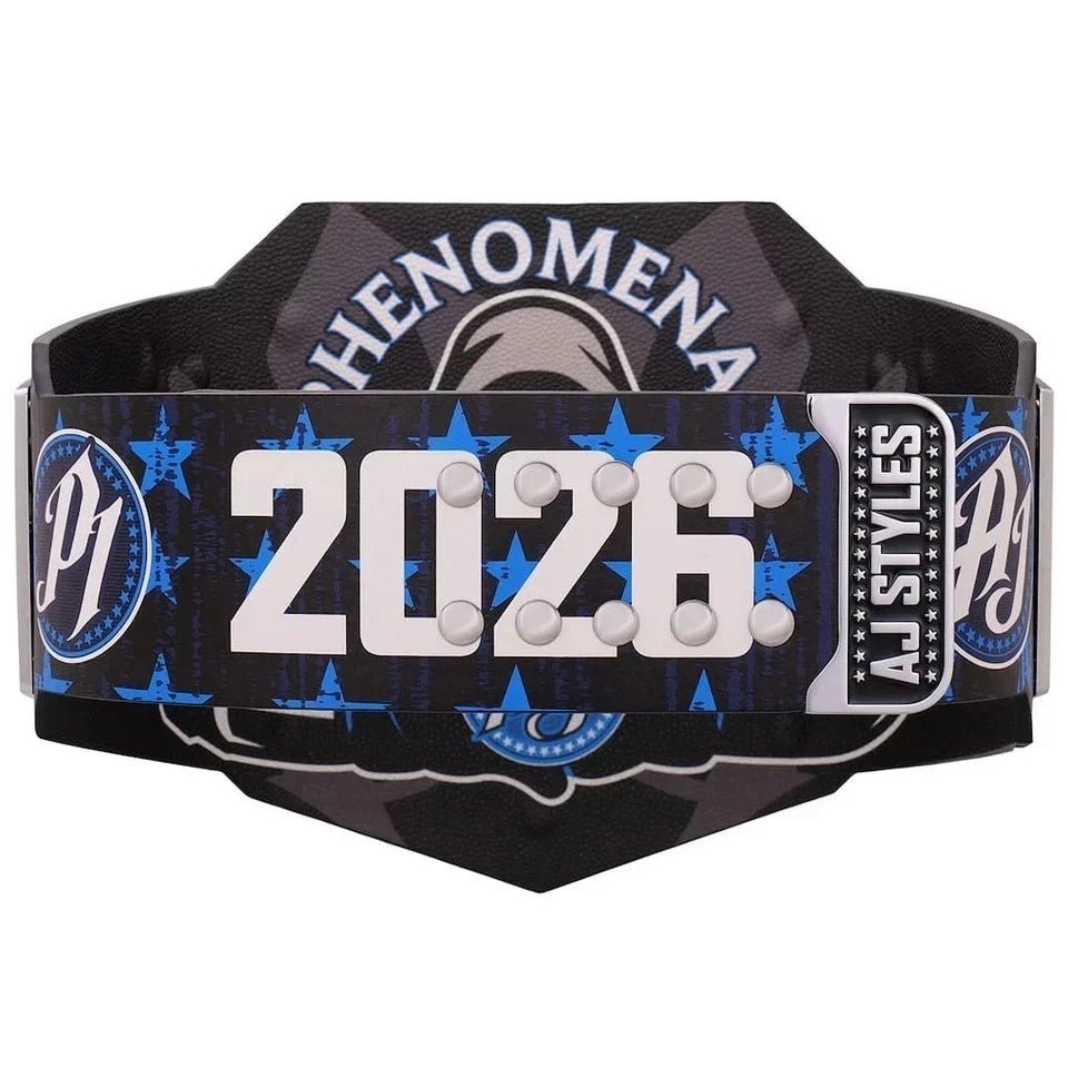 s-l960_80_1da519ed-fa67-4362-b624-0809406d7bd5 WWE New AJ 10th Anniversary Signatures Series Championship Phenomenal P1 Belt 2MM Brass - Image 5